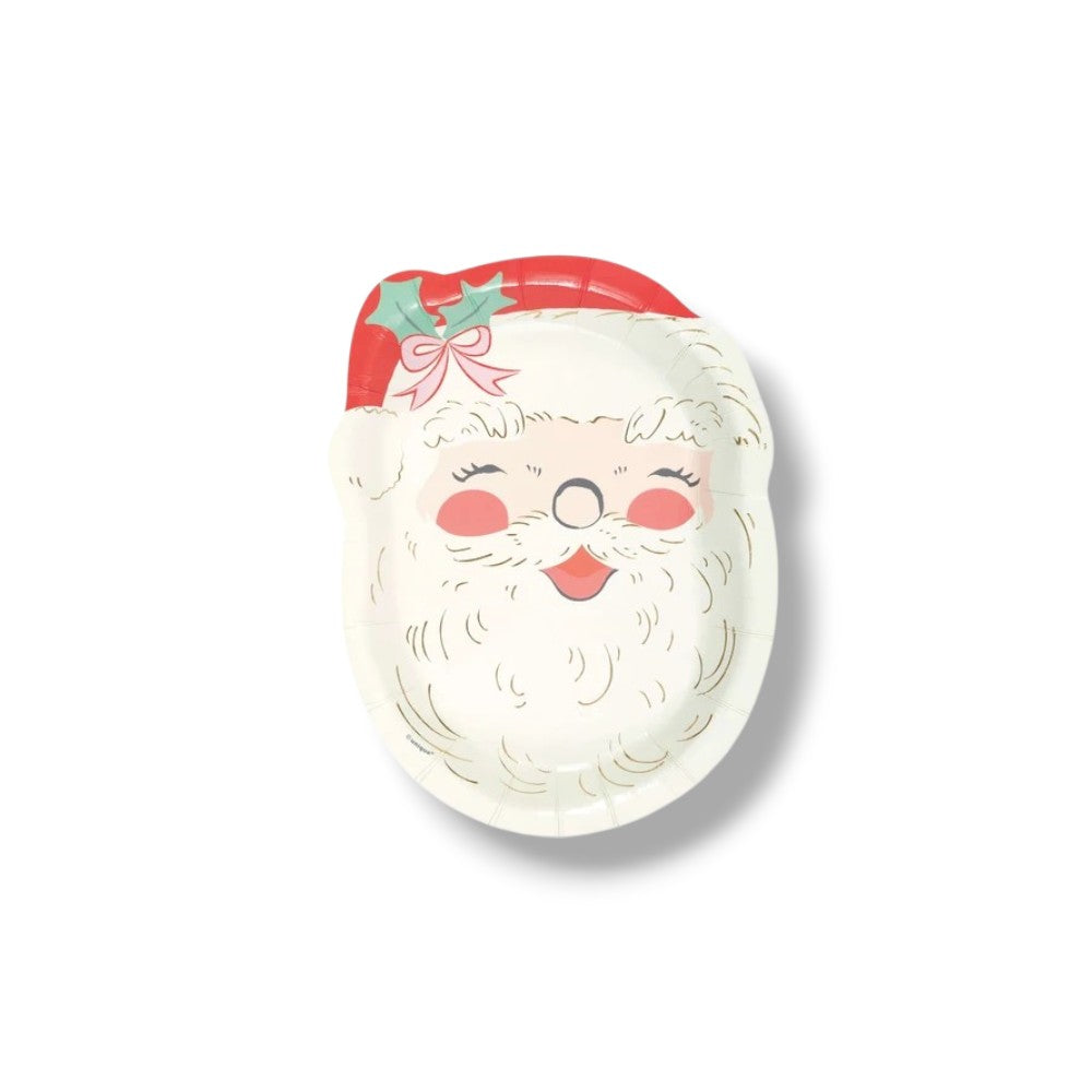 Plato 7" Vintage Christmas Santa C/8