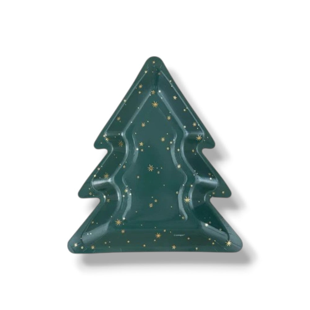 Plato 8.5" Arbol Christmas Tree C/8