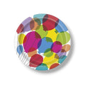Plato 9" Balloons & Rainbows Birthday C/8