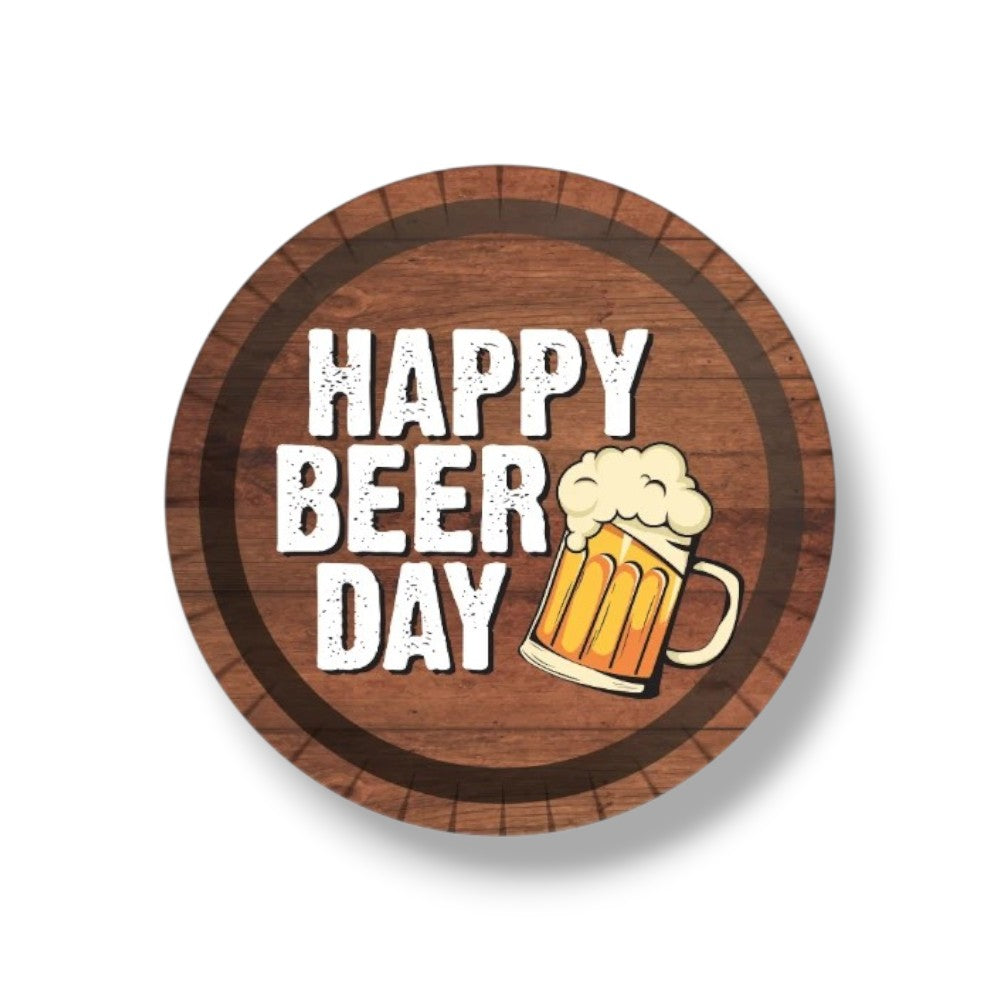 9" Beer Day Plate C/8