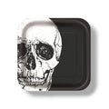 Plato 9" Black White Skulls C/8
