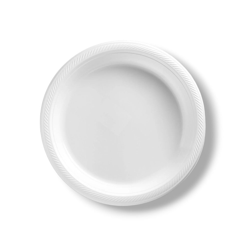 Plato 9" Blanco C/20