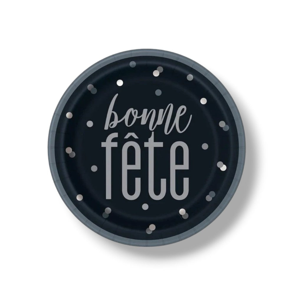 Plato 9" Bonne Fete C/8
