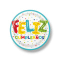 Plato 9" Feliz Cumpleaños C/8