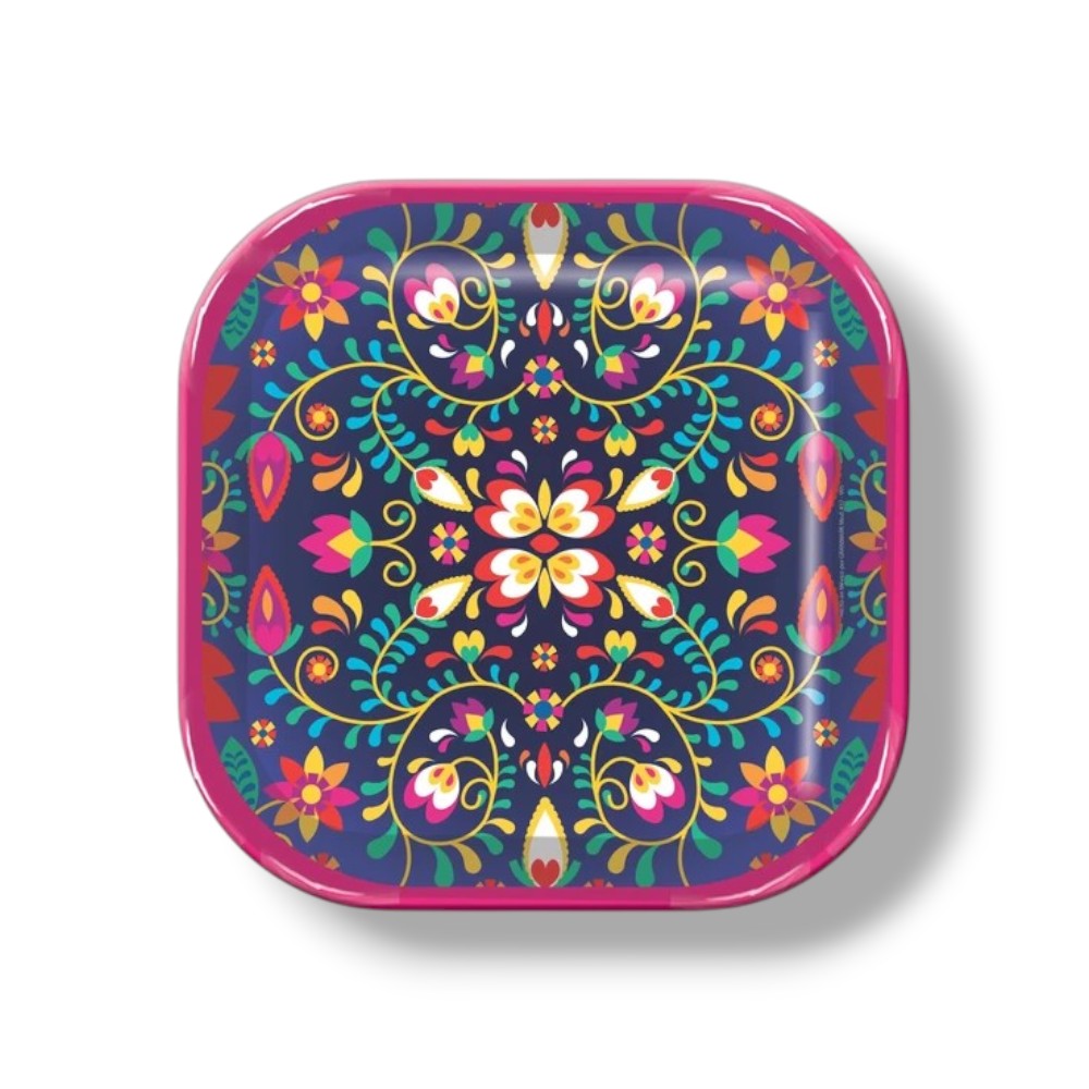 Plato 9" Fiesta Clasica Huichol C/6