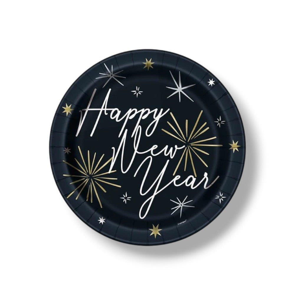 Plato 9" Happy New Year C/8