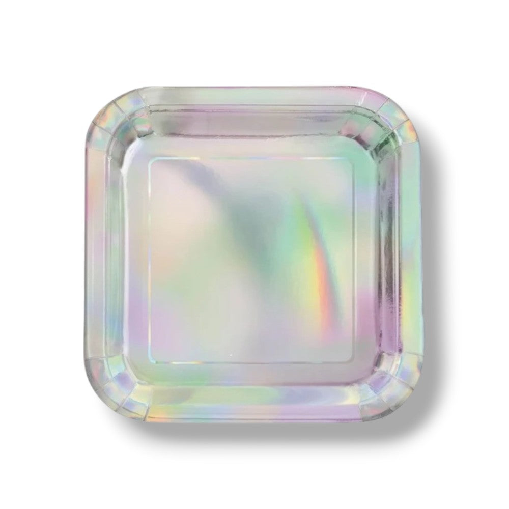 Plato 9" Iridescent Foil C/8