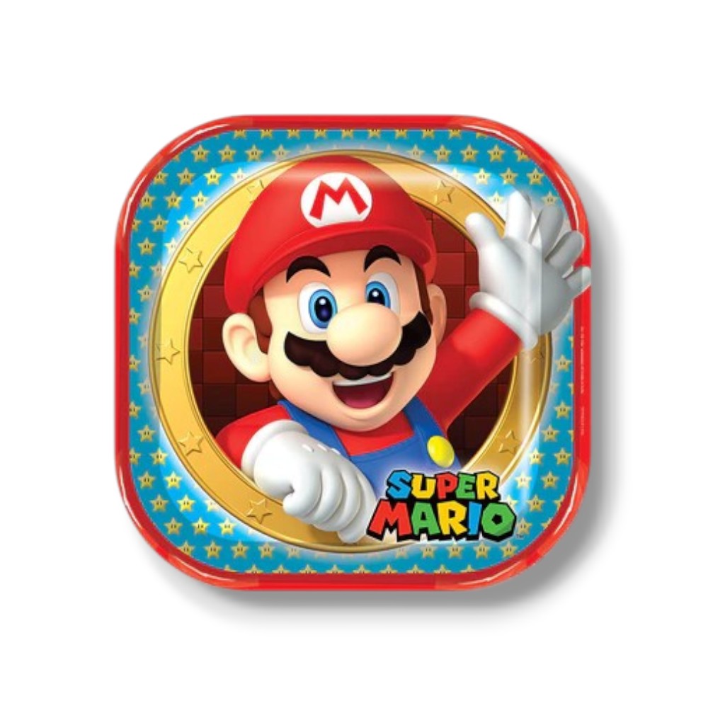 9" Mario Bros Plate C/8