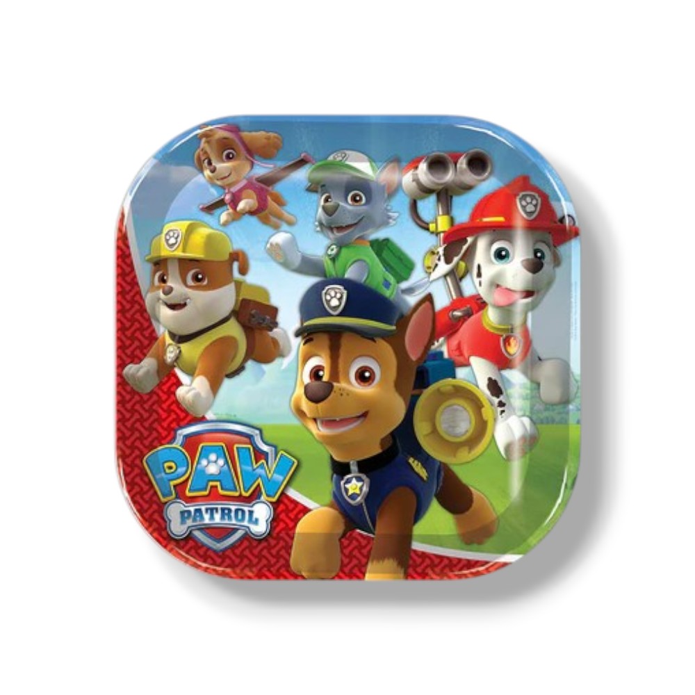 Paw Patrol 9" Plate for Kids (6 Pack)