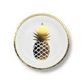 9" Foil Pineapple Plate C/8
