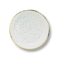 Plato 9" Puntos Azules C/8