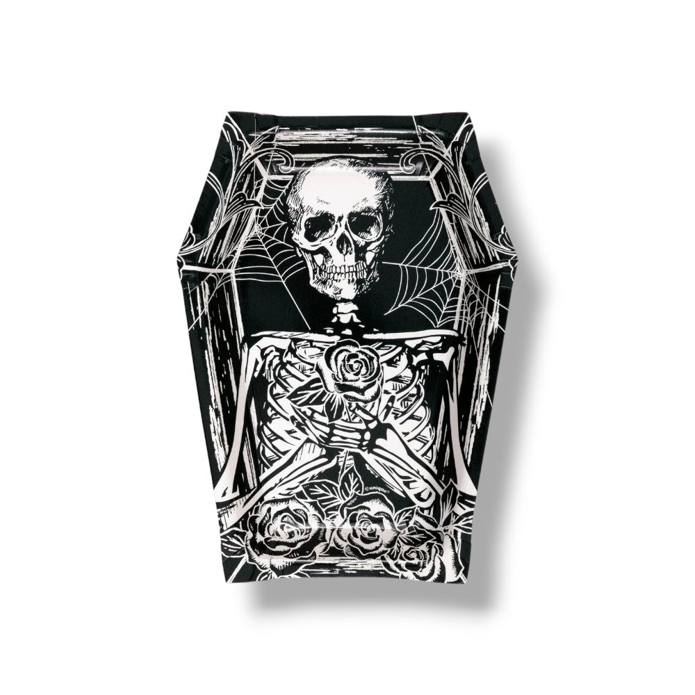 9" Sketchy Skulls Plate C/8