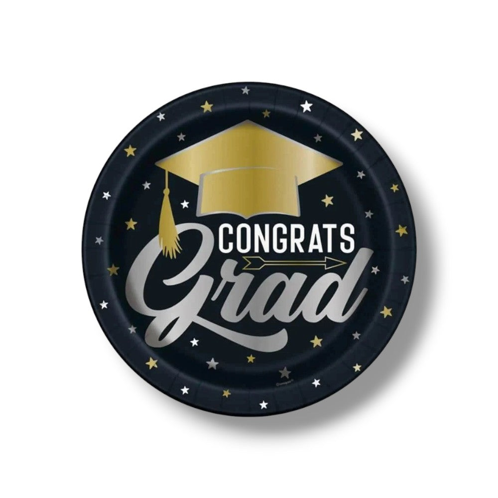 Plato 9" Stars & Caps Graduation C/8
