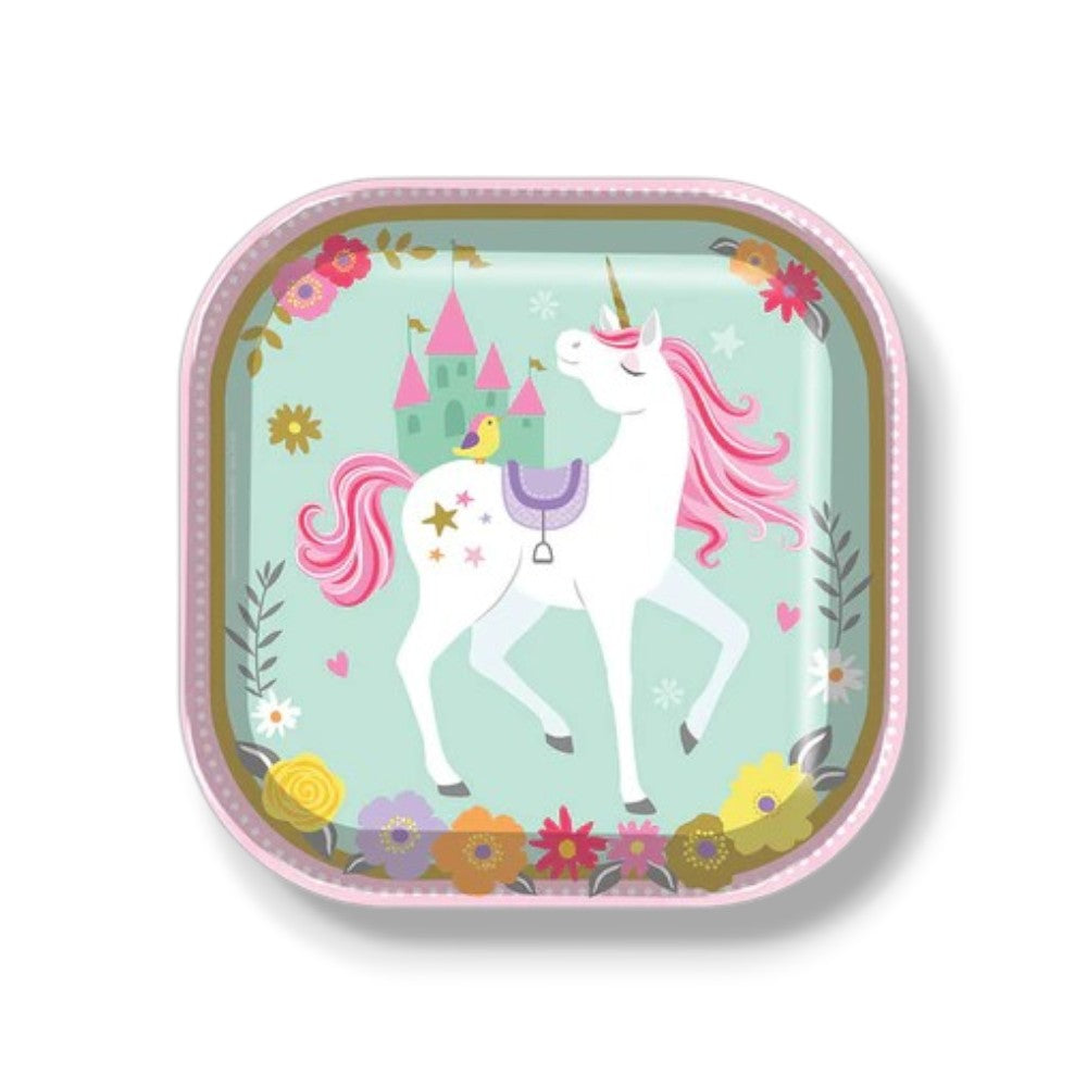 9" Unicorn Plate C/6