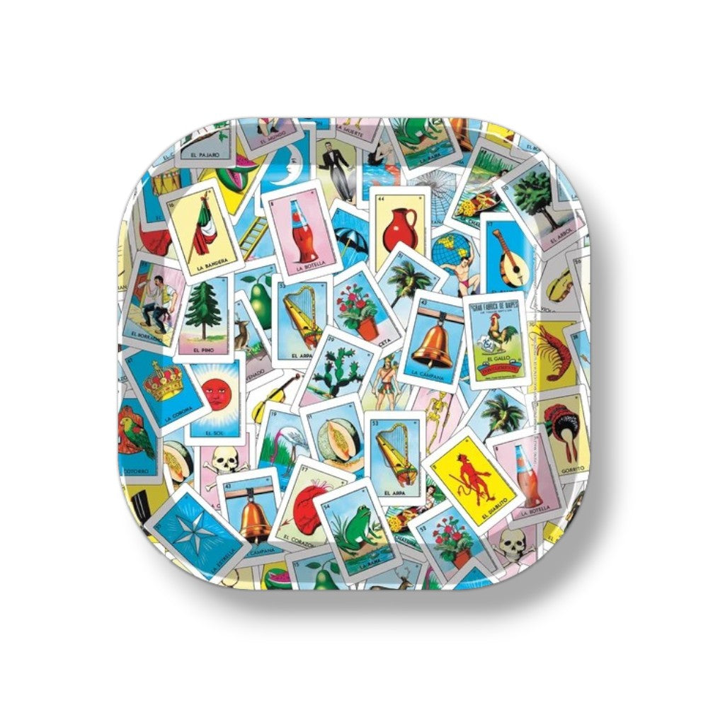 Plato 9" Loteria Mexicana C/6