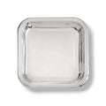 9" Square Silver Foil Plate C/8