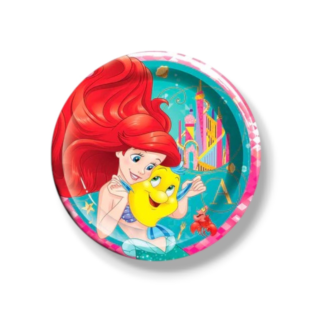 7" Little Mermaid Plate C/6