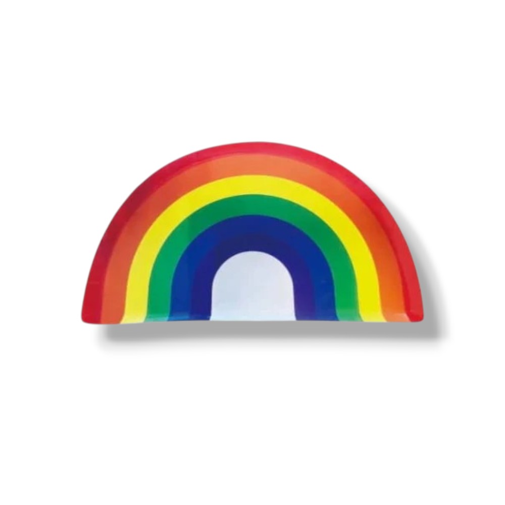 Rainbow Figure Plate C/8