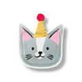 Pawty Animals Cat Figure Plate C/8