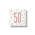 Napkin G 50 Rose Gold C/16