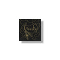 CH Black &amp; Gold Spider Napkin C/16