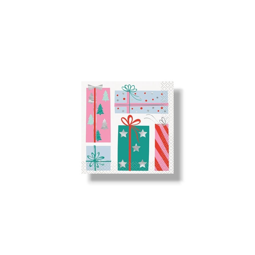 CH Bright Santa Napkins C/16