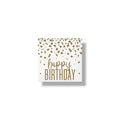 CH Confetti Gold Birthday Napkin C/16
