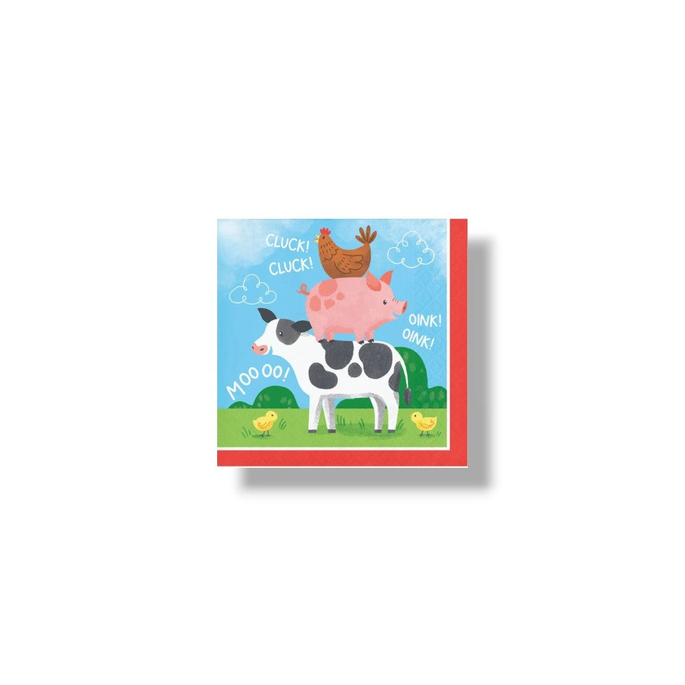 Servilleta CH Farm Animals C/16