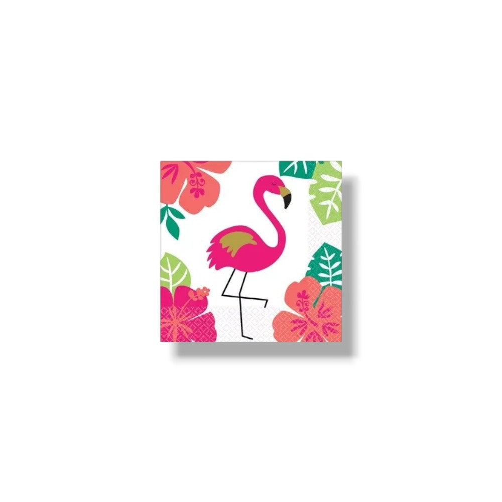 CH Aloha Flamingo Napkin C/16