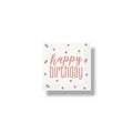Servilleta Ch Glitz Rose Gold Happy Birthday C/16