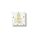 Servilleta CH Metallic Happy Birthday C/16