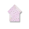 Pink Napkin with Gold Dots (16 count)