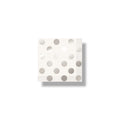 Servilleta Ch Silver Dots Pois C/16