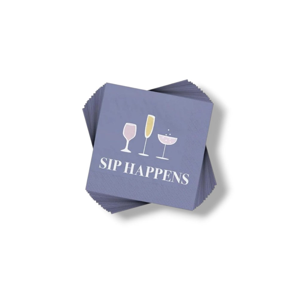 CH Sip Happens Napkin C/20