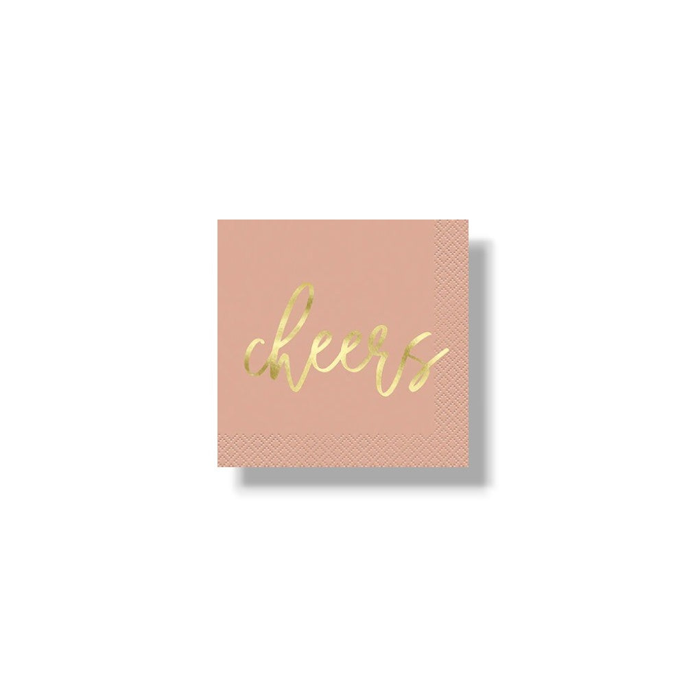 CH Taupe Cheers Napkin C/16