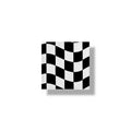 Servilleta CH Black And White Checks C/16