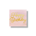 Servilleta Foil Happy Birthday C/20