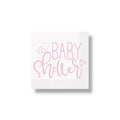 Napkin G Baby Shower Pink Hearts C/16