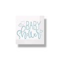 Napkin G Baby Shower Blue Heart C/16