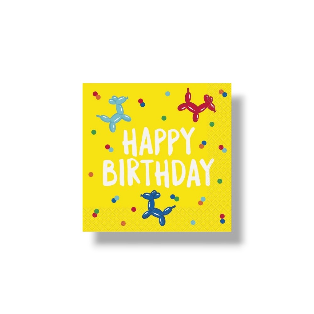 Balloon Dog Napkin (16 count)