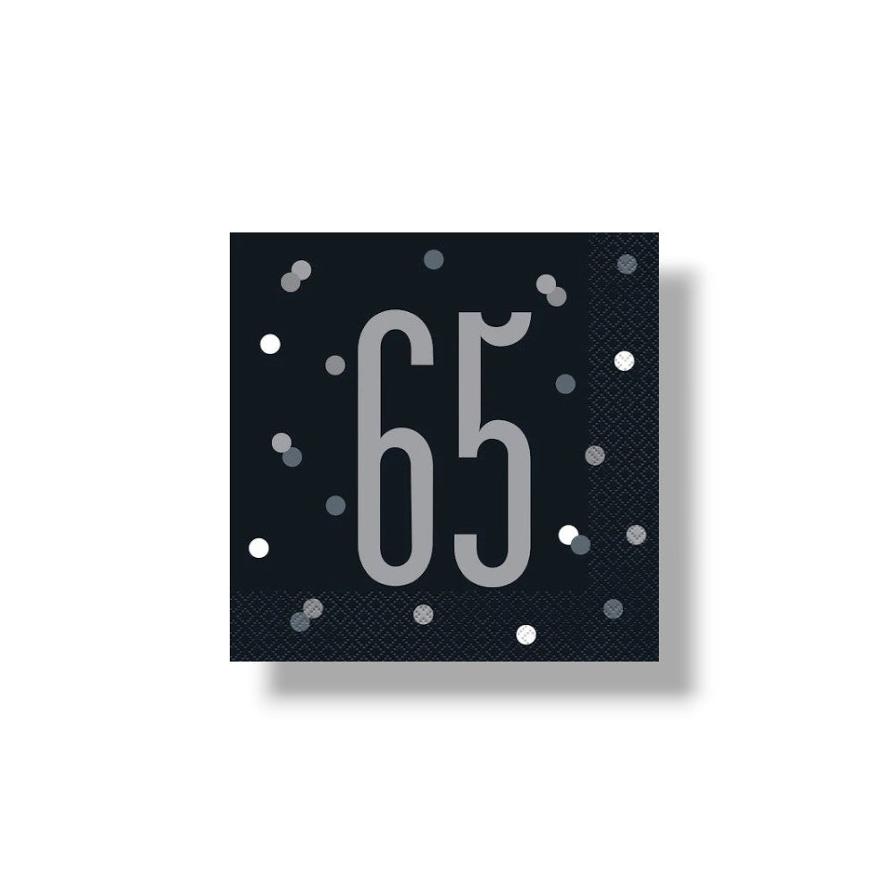 Servilleta G 65 Black & Grey C/16