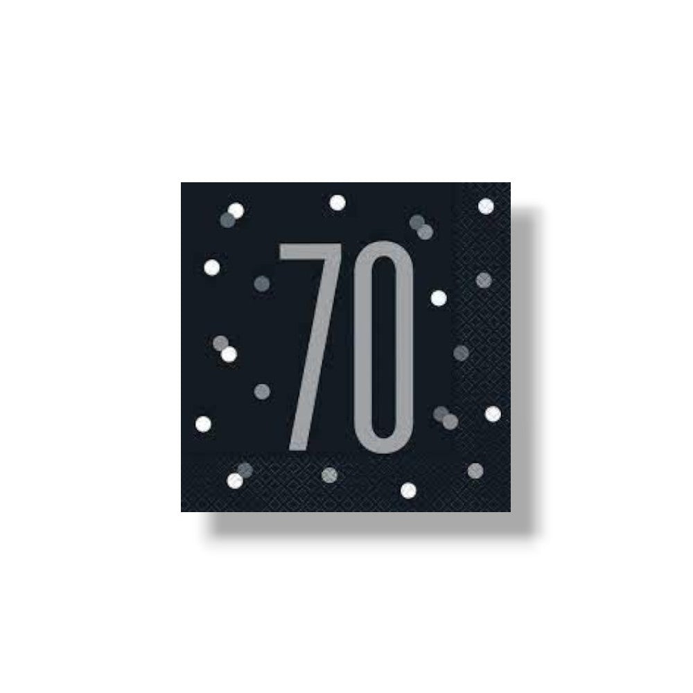 Servilleta G 70 Black & Grey C/16