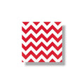 Servilleta G Chevron Rojo C/16