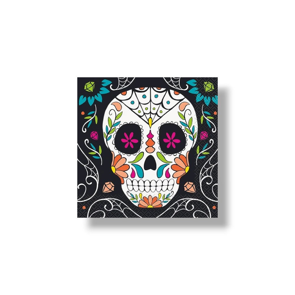 Napkin G Day Of The Dead Skull C/24