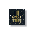 Napkin G Metallic Happy Birthday C/16