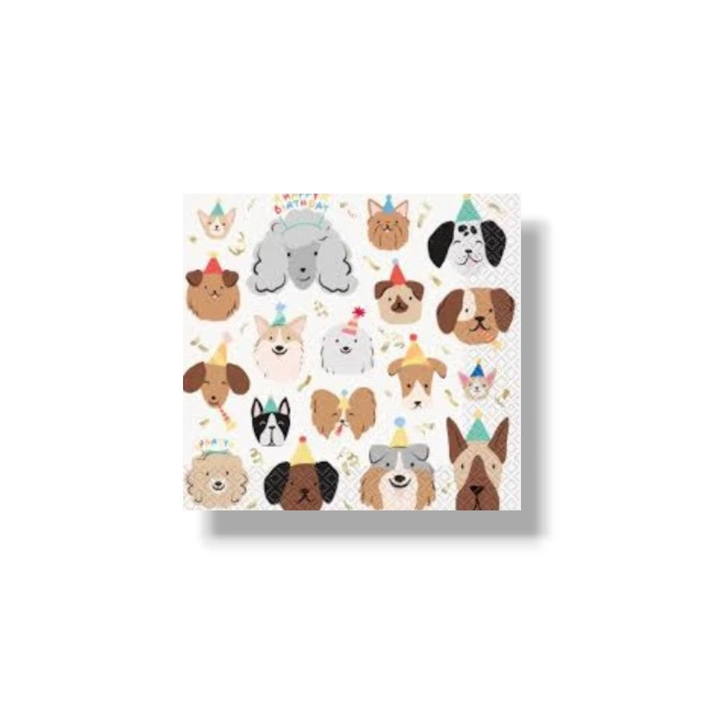 Napkin G Pawty Animals Dog C/16