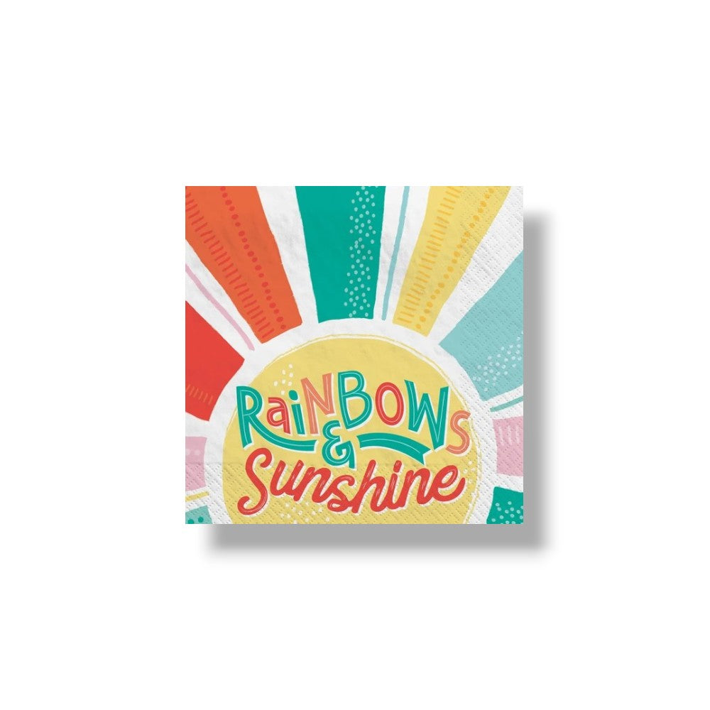 Retro Rainbow Napkins (16 Count)