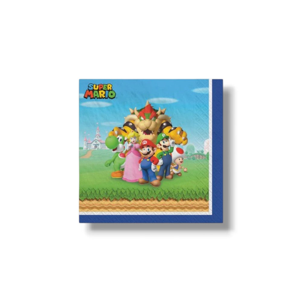 Super Mario Bros Napkin G (16 count)
