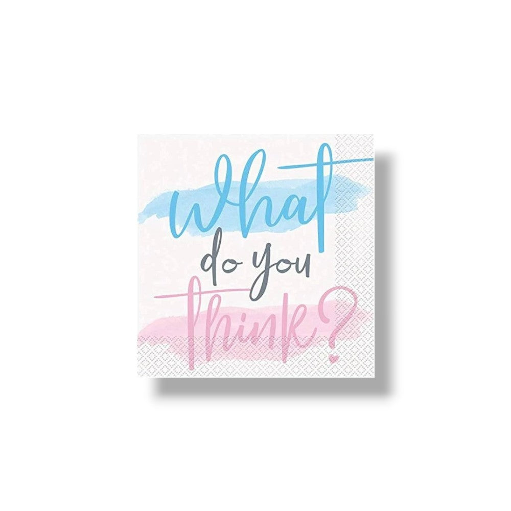 Gender Reveal Party Napkin G C/16