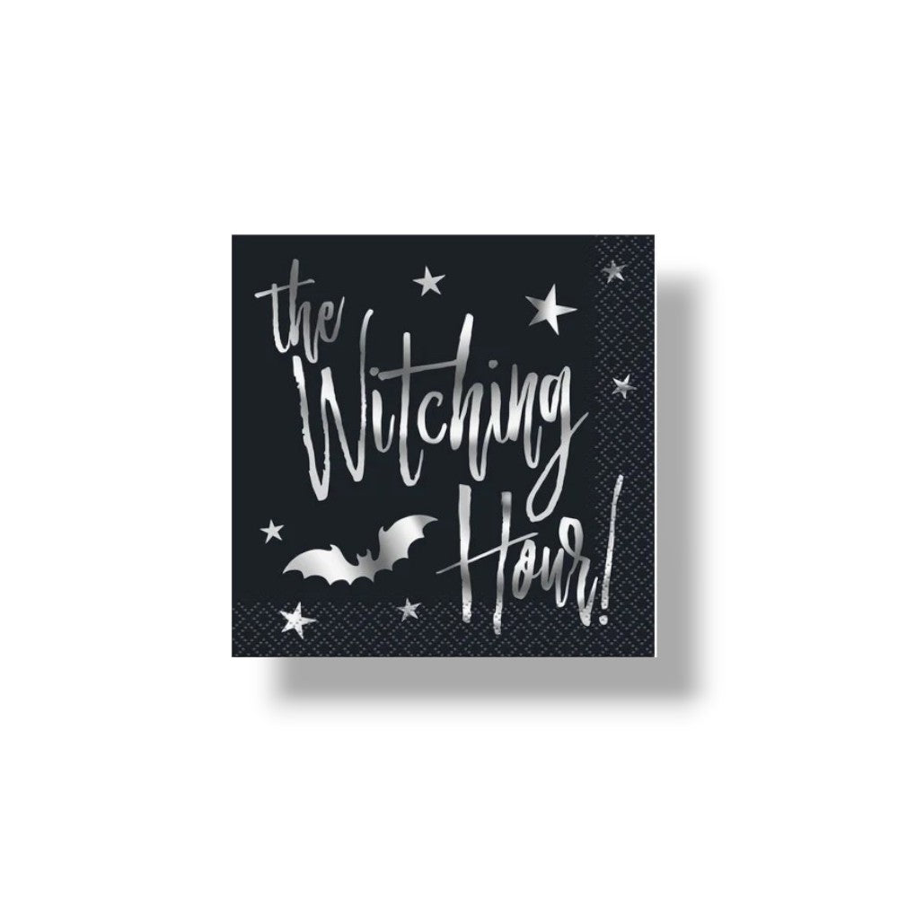 Servilleta CH Silver Bats Halloween "The Witching Hour" C/20